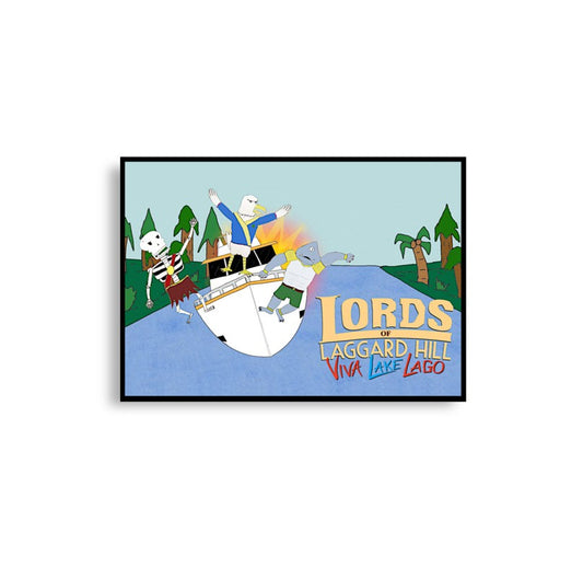 Viva Lake Lago Poster (16" x 23")